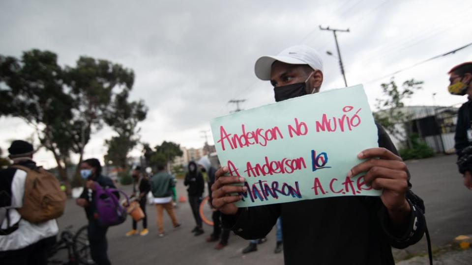 Protesta contra el racismo en Colombia