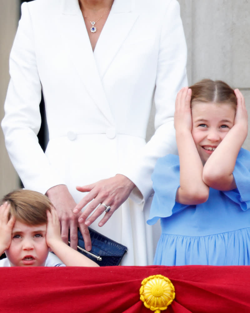 <p> It would appear that the Trooping the Colour family balcony provides a lot of the cutest royal kids moments and expressive Prince Louis offers up comedy gold. At the 2022 celebrations, the youngster's grumpy expressions came out in full force while watching the RAF air show - perhaps he's just not a fan of the noisy flypast...  </p>