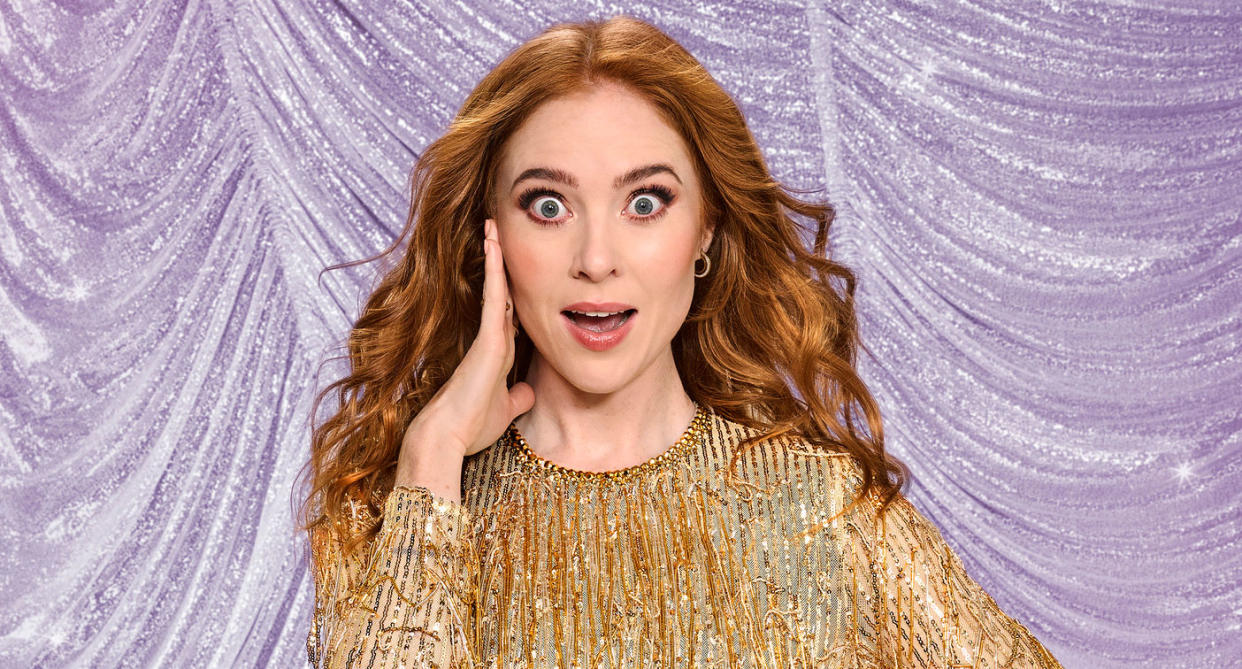 Angela Scanlon is taking part in Strictly Come Dancing 2023. (BBC)