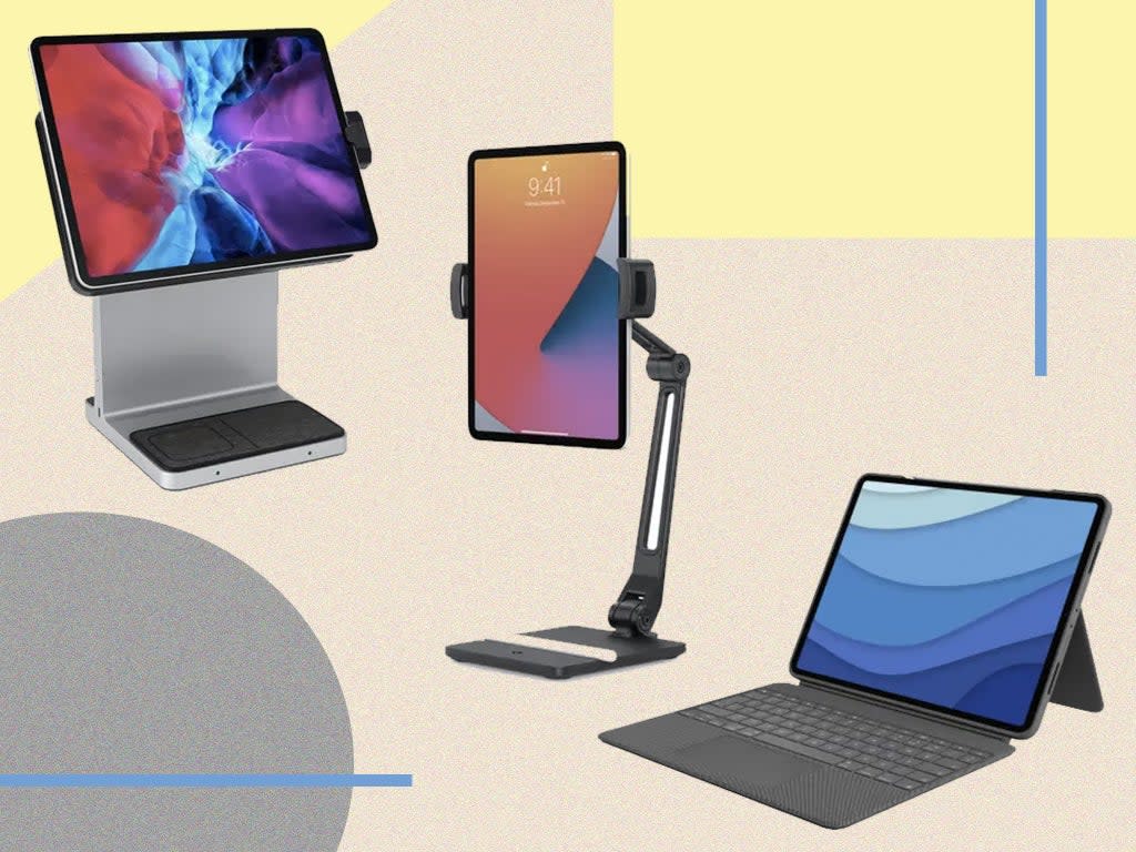 We tested these tablet holders on both our home desk and in our office setup (The Independent )
