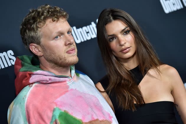 Bear-McClard and Ratajkowski attend the premiere of 