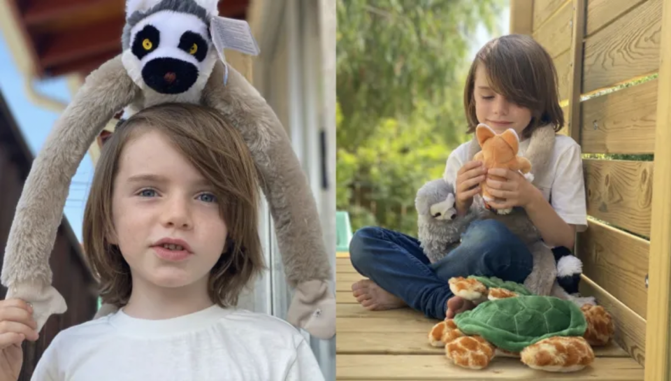 Wild Republic plush toys turn old water bottles into new stuffed animals.