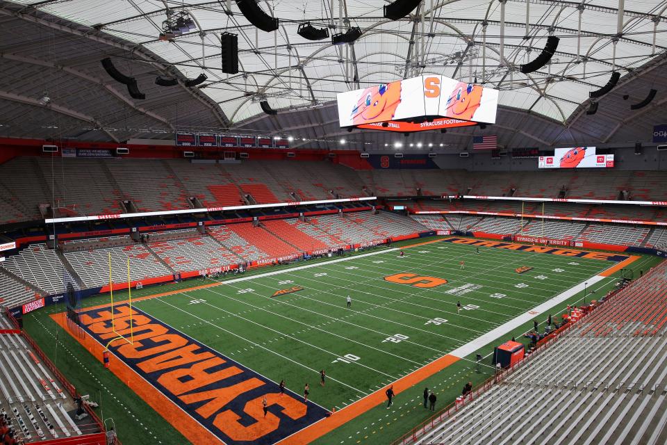 The Carrier Dome in Syracuse on Oct. 30, 2021.