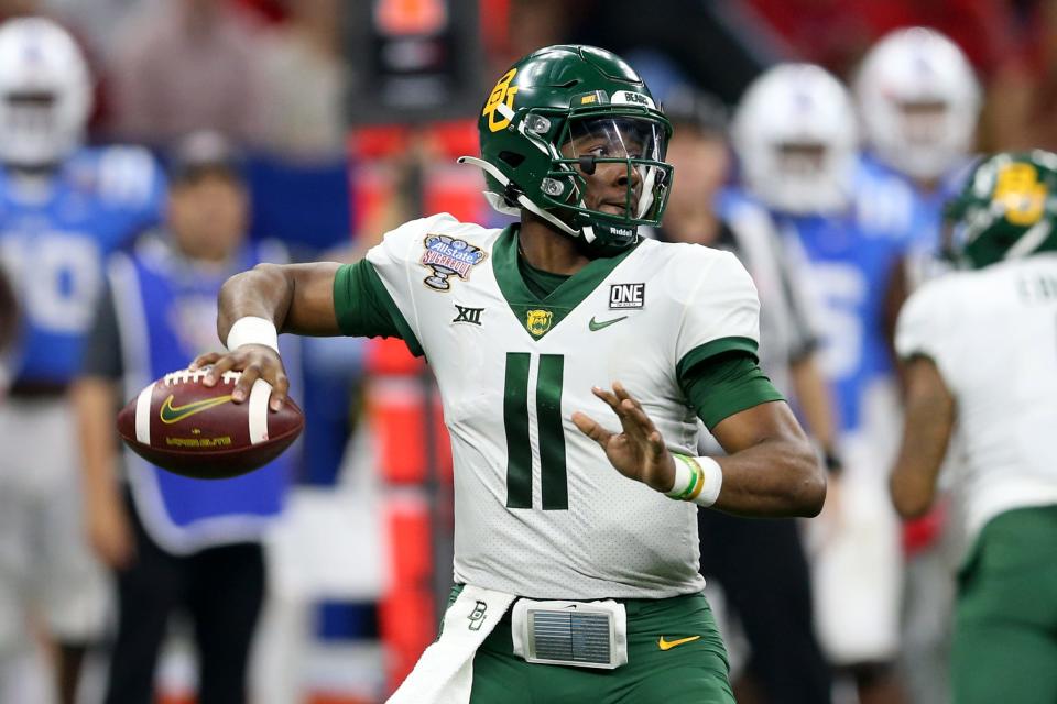 Baylor quarterback Gerry Bohanon led the Bears to the 2022 Sugar Bowl.