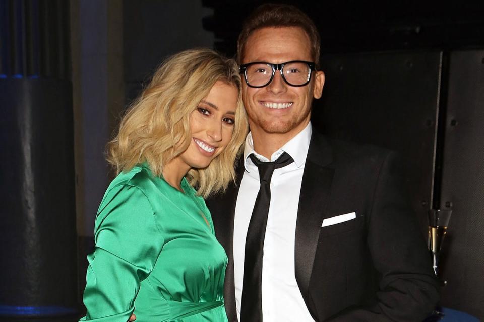 Joe Swash and Stacey Solomon attend the Britain's Got Talent Childline Ball at Old Billingsgate Market in 2017 (Dave Benett)