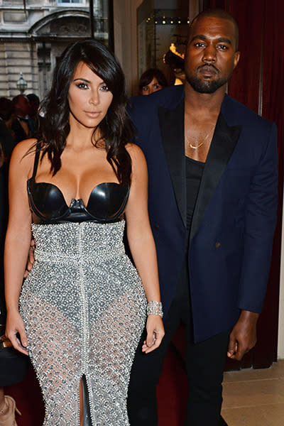 Kanye West played second fiddle (for once!) on the red carpet to his award-winning wife. <b>Related:</b> Kim Kardashian's top style moments of 2014