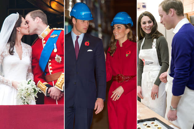 Vor einem Jahr hat Prinz William seiner großen Liebe Kate das Ja-Wort gegeben. Seitdem sieht man die beiden nur strahlend. (Bilder: WENN, Rex)