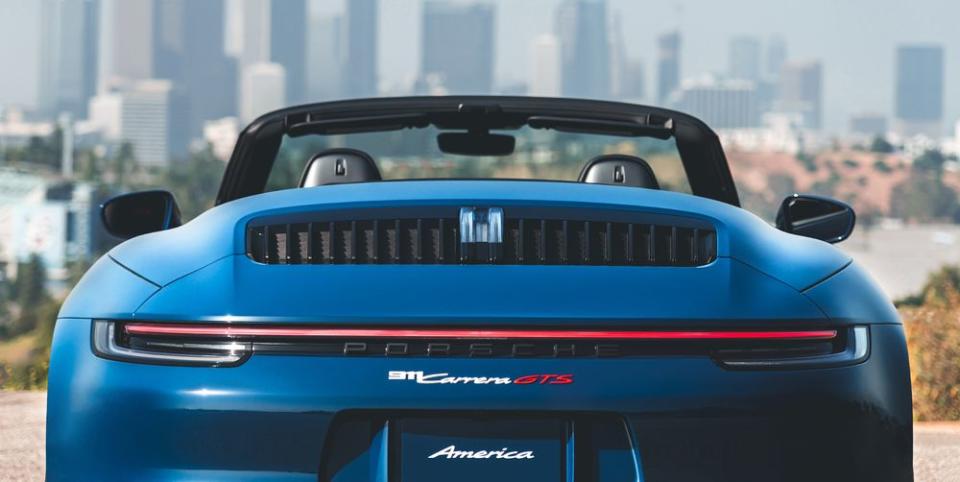 2023 porsche 911 carrera gts cabriolet america in blue