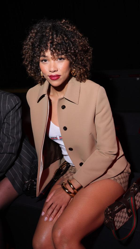 美國女演員Alexandra Shipp。（圖／GUCCI提供）