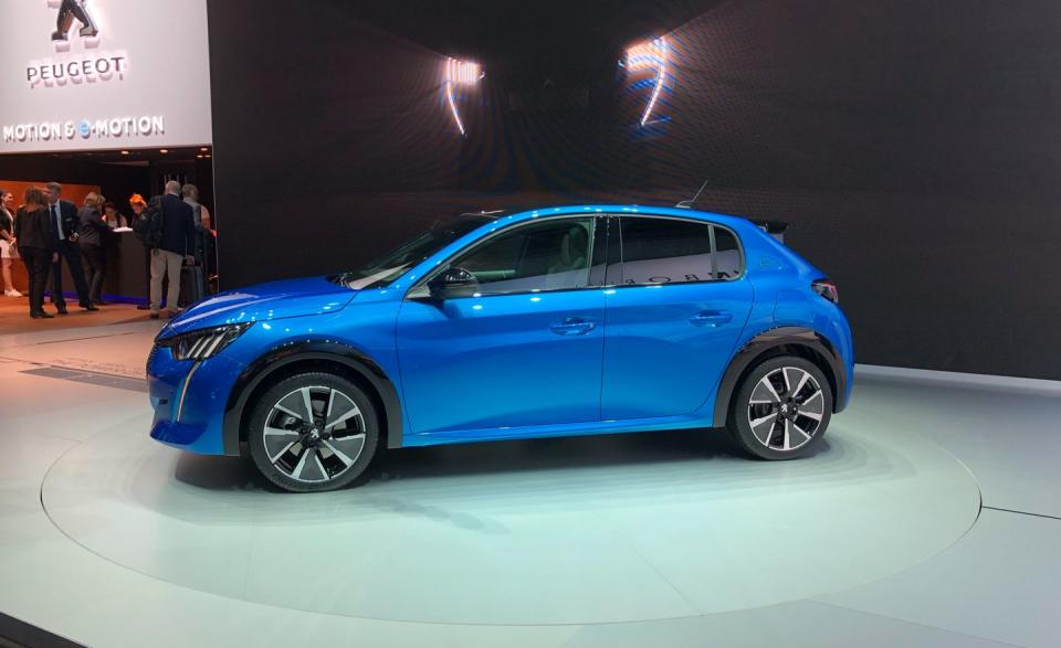 <p>Set to make its world debut next week at the Geneva auto show, the 208 is new from the ground up and is "an exciting yet reassuring vision of the future," according to Peugeot.</p>