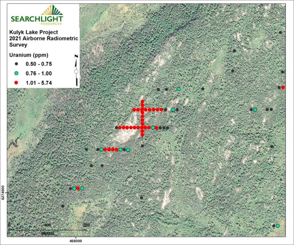 Searchlight Resources Inc., Wednesday, July 6, 2022, Press release picture