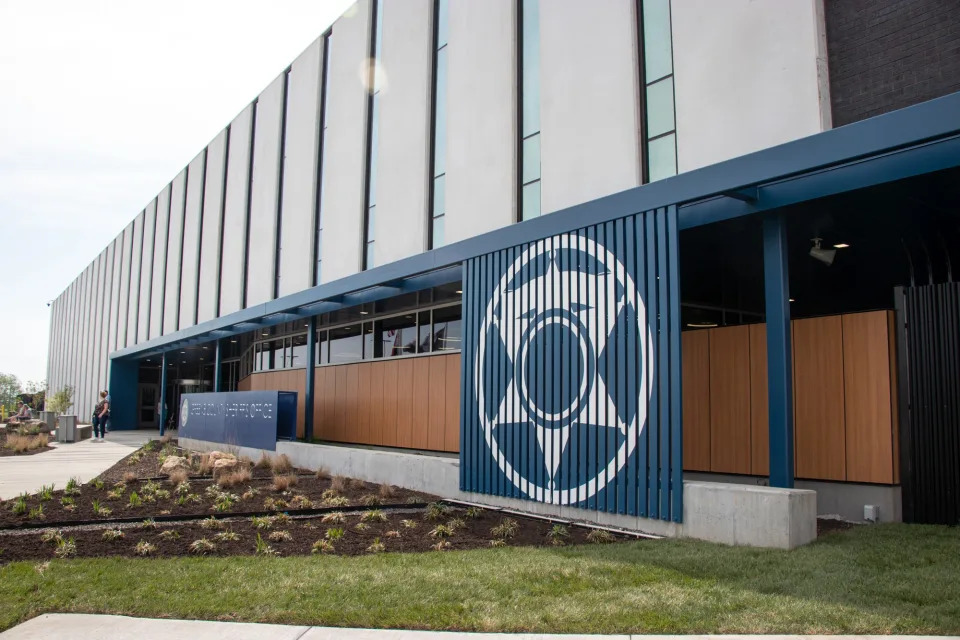 The exterior of the new Greene County Sheriff's Office and Jail, located at 1199 N. Haseltine Road. The facility is expected to host over 1,200 inmates. A cornerstone dedication ceremony for the new facility was held Friday, May 13. Tours were open to the public from 10 a.m. to noon.