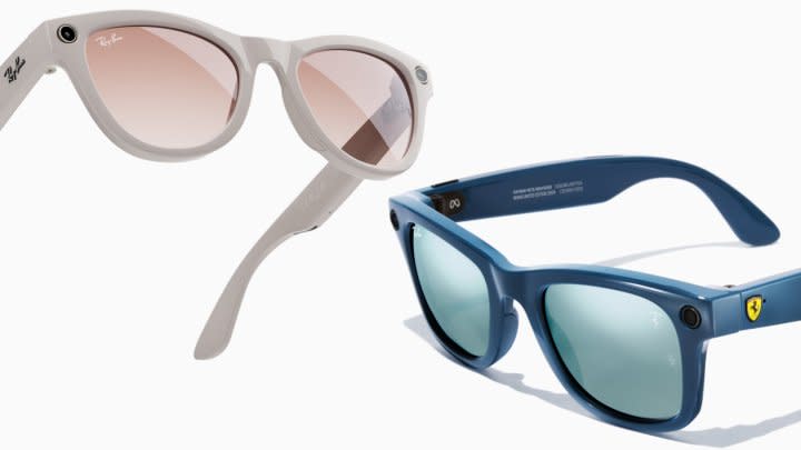 Ray-Ban Meta Smart Glasses have several new styles, including Skyler and Scuderia Ferrari.