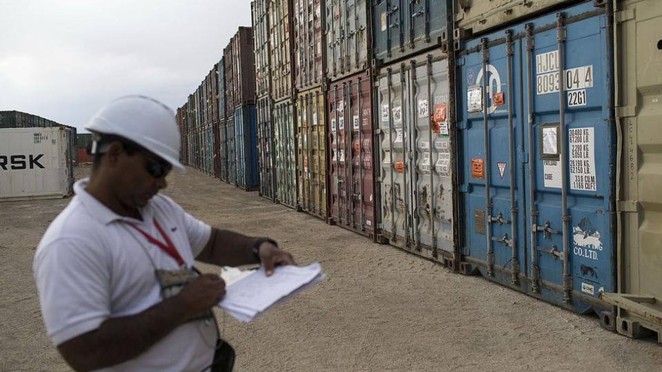 Un contratista de Fluor en Afganistán.