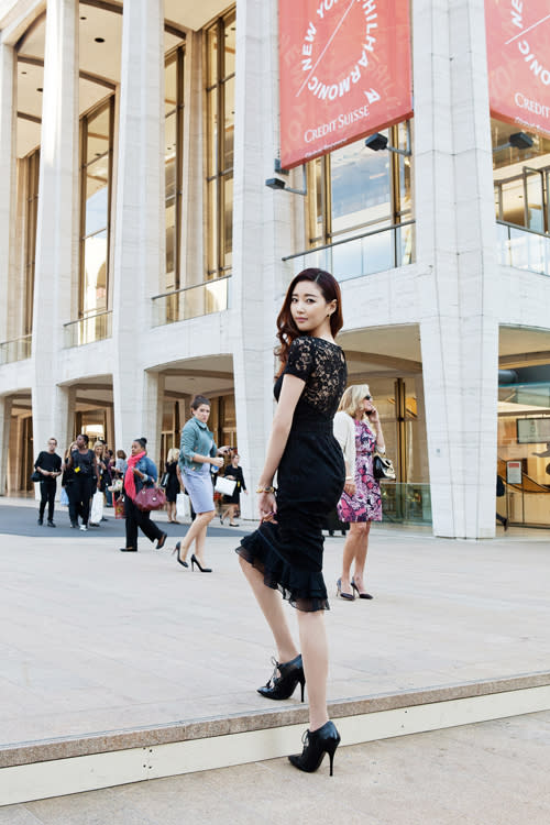 Kim Sa-Rang, attended Tory Burch as a first Korean