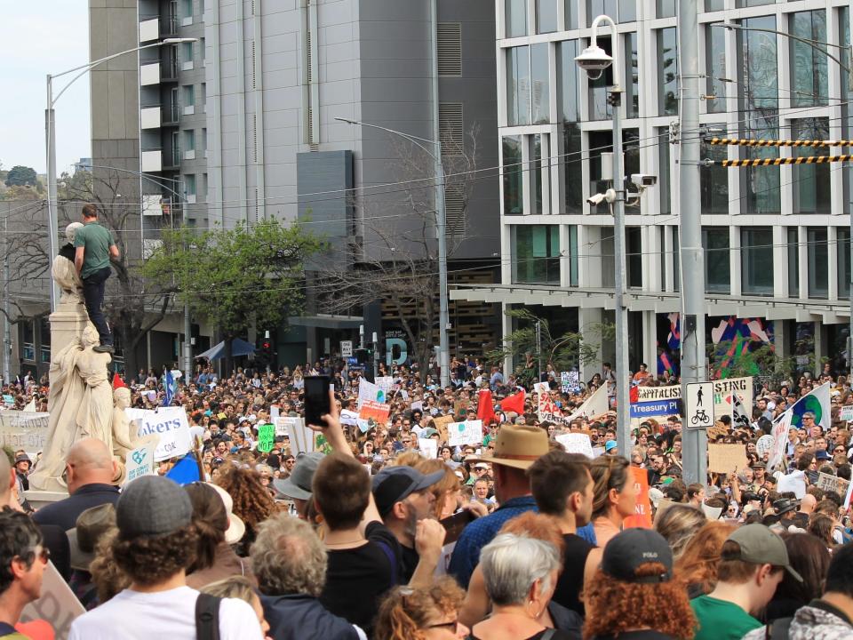 climate protest - melbourne