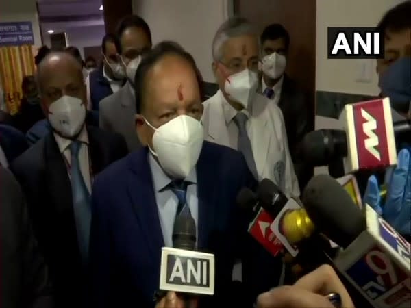 Union Health Minister Dr Harsh Vardhan (Photo/ANI)