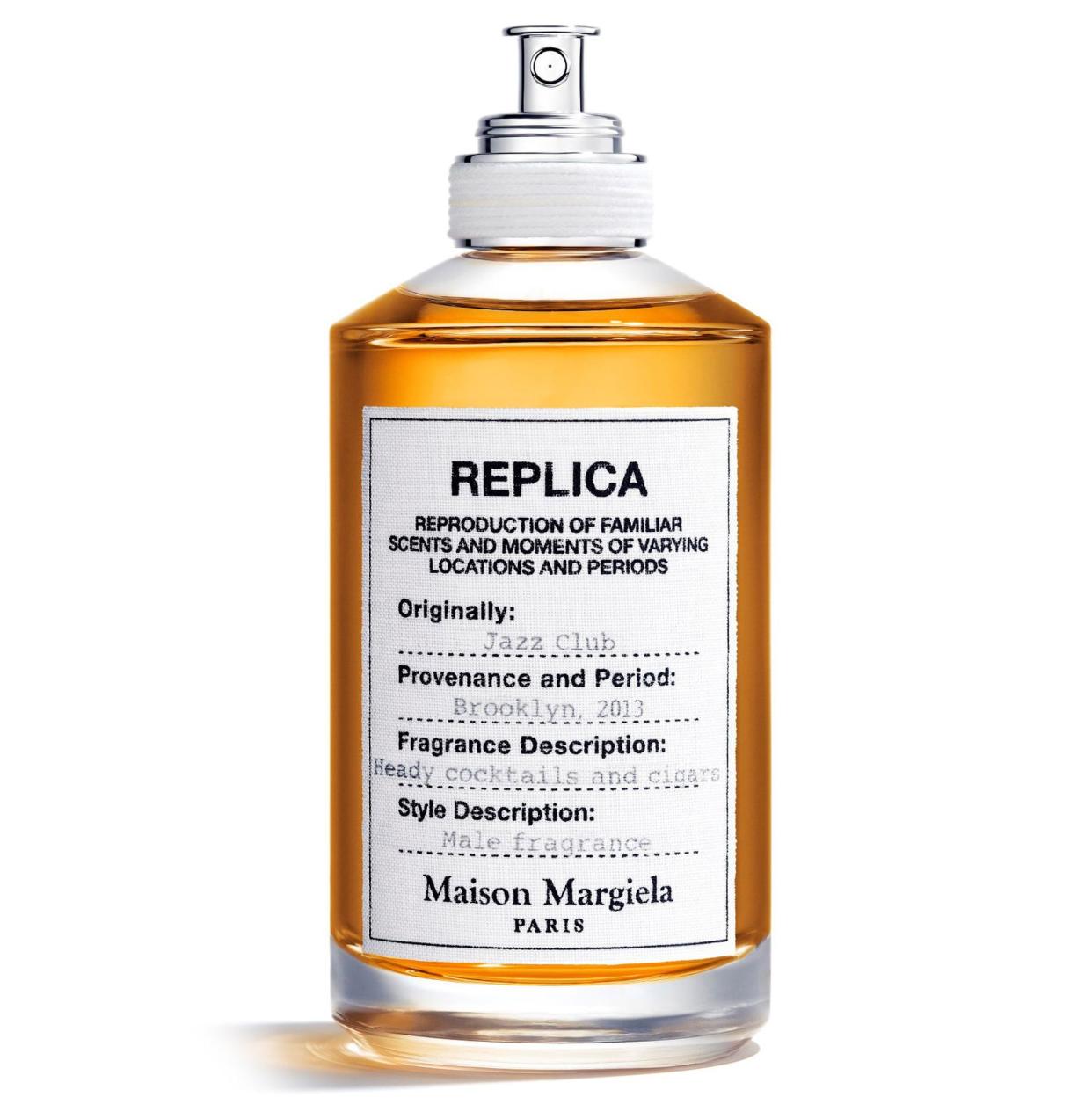 <p><a href="https://www.maisonmargiela-fragrances.us/fragrances/replica/replica-jazz-club/MM008.html" rel="nofollow noopener" target="_blank" data-ylk="slk:Shop Now;elm:context_link;itc:0;sec:content-canvas" class="link rapid-noclick-resp">Shop Now</a></p><p>Replica Jazz Club Fragrance</p><p>maisonmargiela-fragrances.us</p><p>$160.00</p>