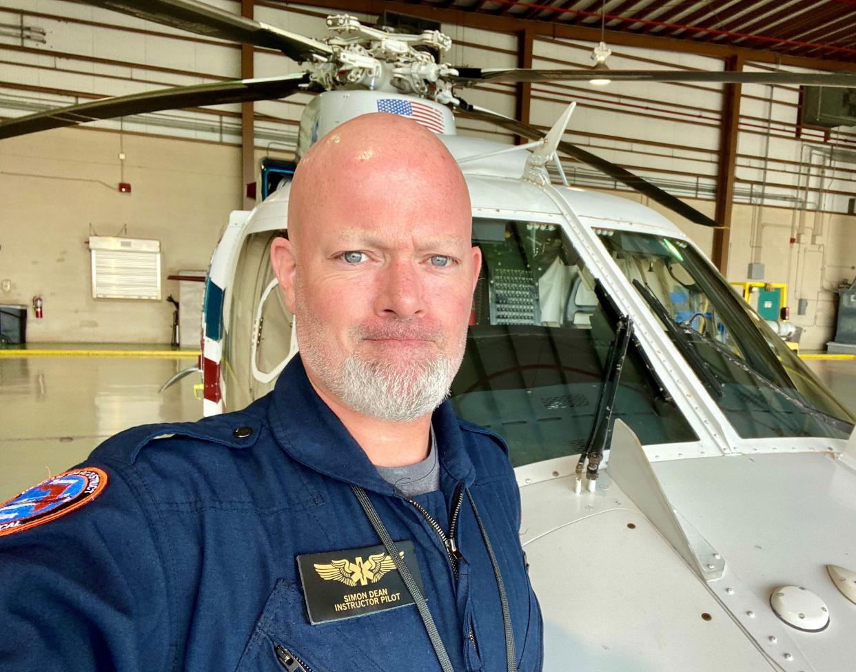 Former Trauma Hawk pilot Simon Dean