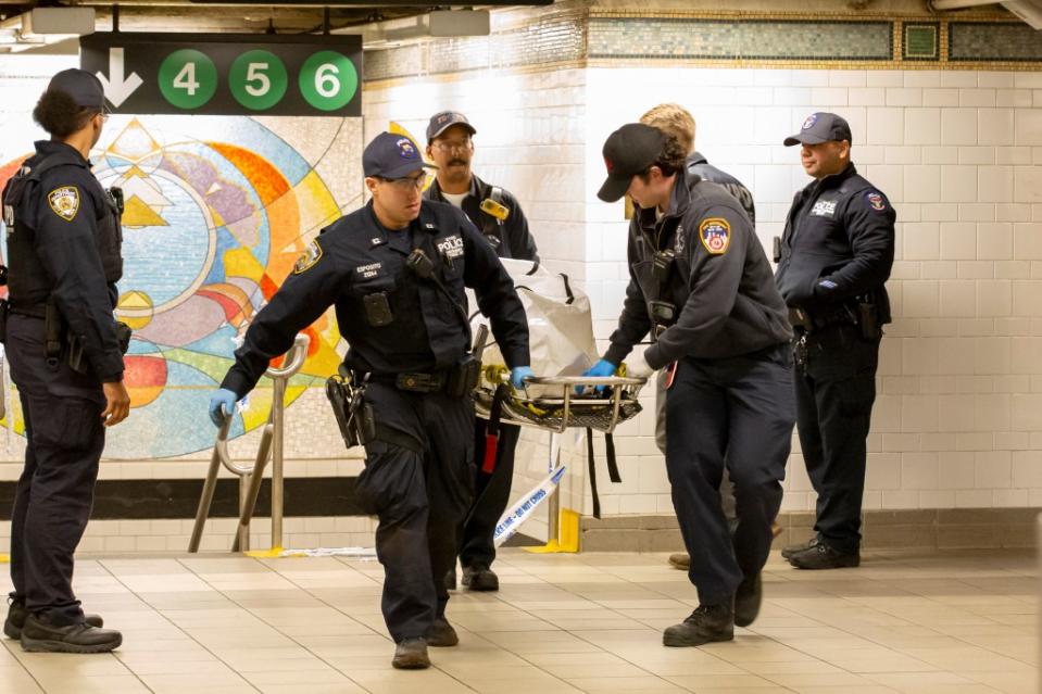 Carlton McPherson is accused of shoving Jason Volz into the path of a subway train in Harlem, killing the 54-year-old. William Miller