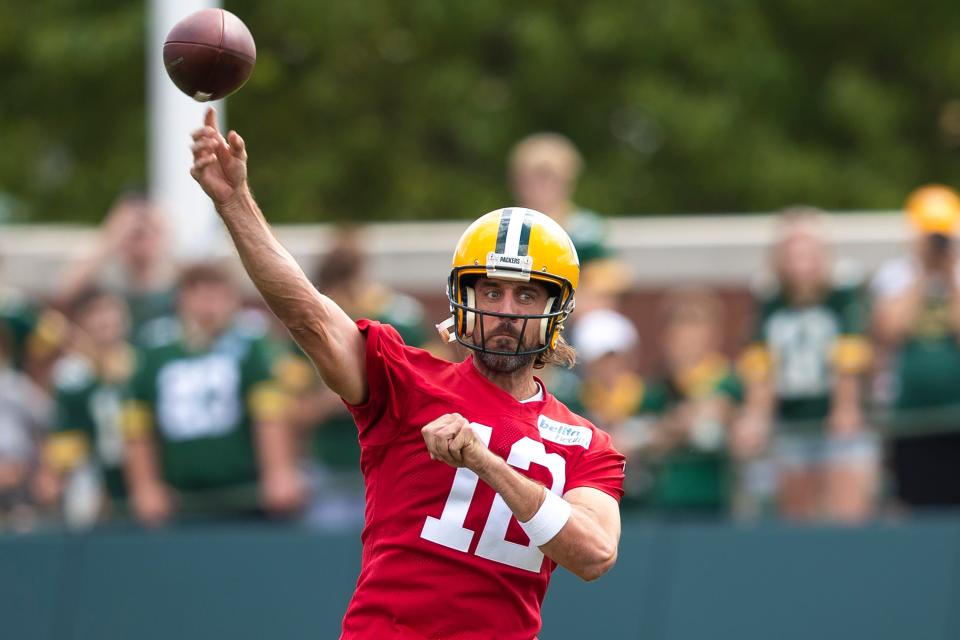 Aaron Rodgers is back with the Packers for the 2022 season. You can see him up close during training camp this summer at Ray Nitschke Field.
