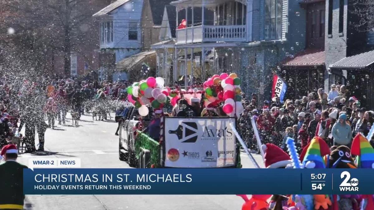 "Christmas in St. Michaels" returns this weekend