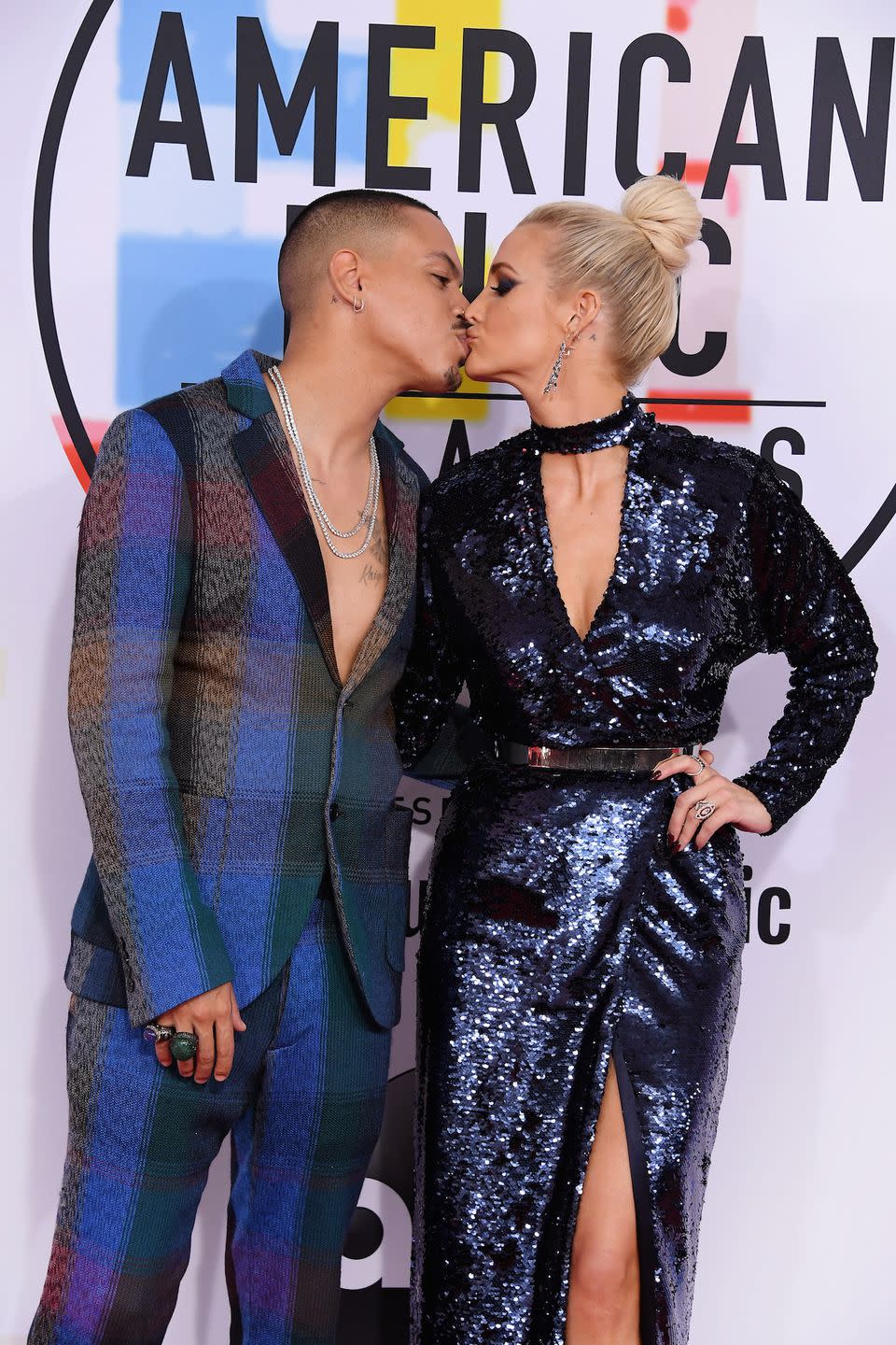 Ashlee Simpson and Evan Ross