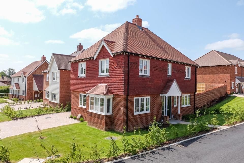 Prices at the Rosewood Place development in Matfield, Kent, start at £689,500 for a four-bedroom detached house (Handout)