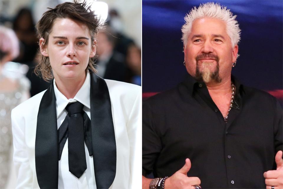 Kristen Stewart and Guy Fieri