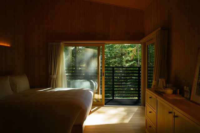 <p>Max Houtzager</p> A bedroom at Shishi-Iwa House No. 3.