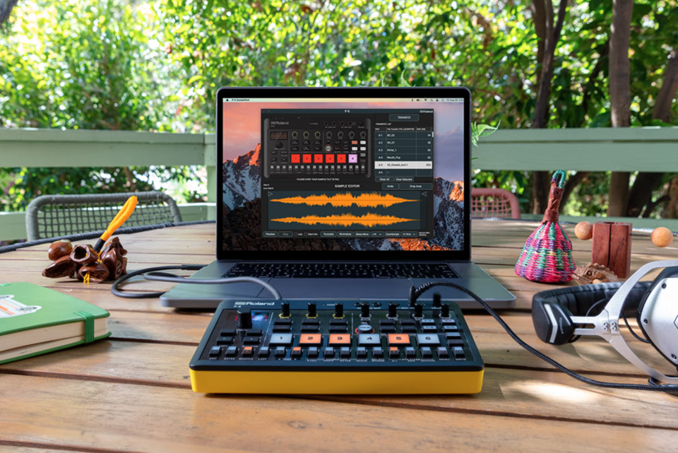 Roland acaba de lanzar un sampler casi de bolsillo con micrófono incorporado