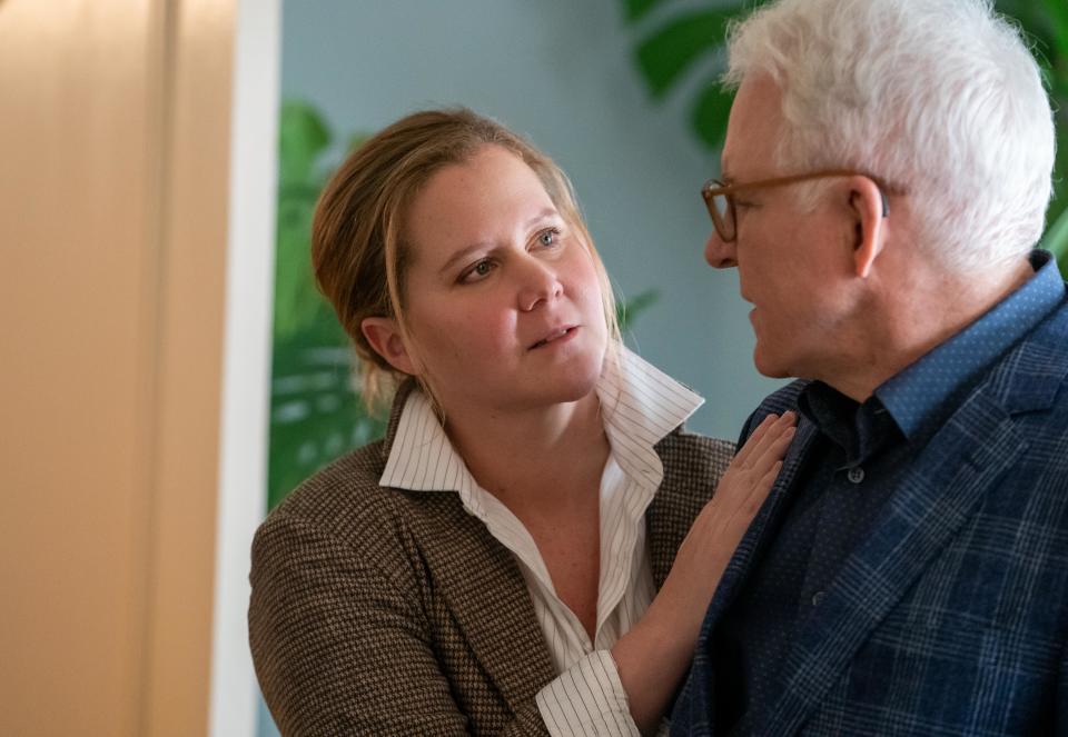 Amy Schumer and Steve Martin in 'Only Murders in the Building'<span class="copyright">Barbara Nitke/Hulu</span>