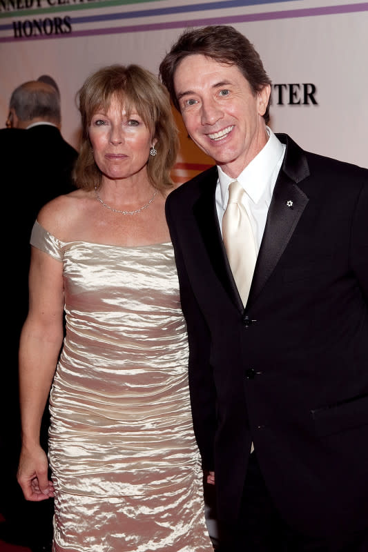 Martin Short and Nancy Dolman arrive at the 32nd Kennedy Center Honors at Kennedy Center Hall of States on Dec. 6, 2009, in Washington, D.C.<p>Paul Morigi/FilmMagic</p>