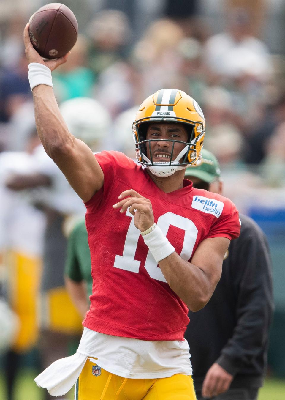 Jordan Love is entering his fourth season with the Green Bay Packers but first as the starting quarterback. He and the offense, not surprisingly have experienced some ups and downs during training camp. His play led to CBS Sports Network's Adam Shein trashing Love in a hot take that has gone viral.