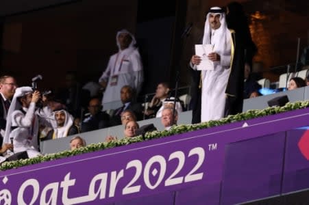 Emir do Qatar - Copa do Mundo Cerimônia de Abertura
