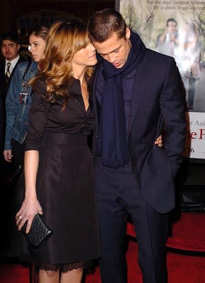 Jennifer Aniston and Brad Pitt at the LA premiere of Universal's Along Came Polly