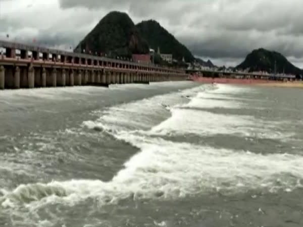 The Prakasam barrage. (Photo/ANI)