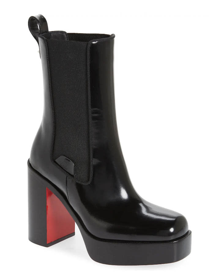Christian Louboutin’s Stage platform Chelsea boots. - Credit: Courtesy of Nordstrom