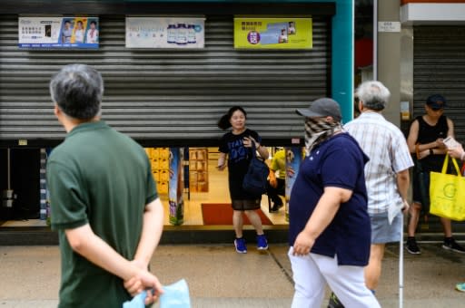 Some stores have repeatedly had to pull down the shutters as violence has erupted