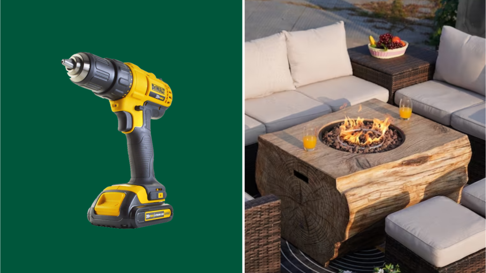 Head to Lowe's today to score amazing deals on DeWalt tools, Samsung appliances and more.