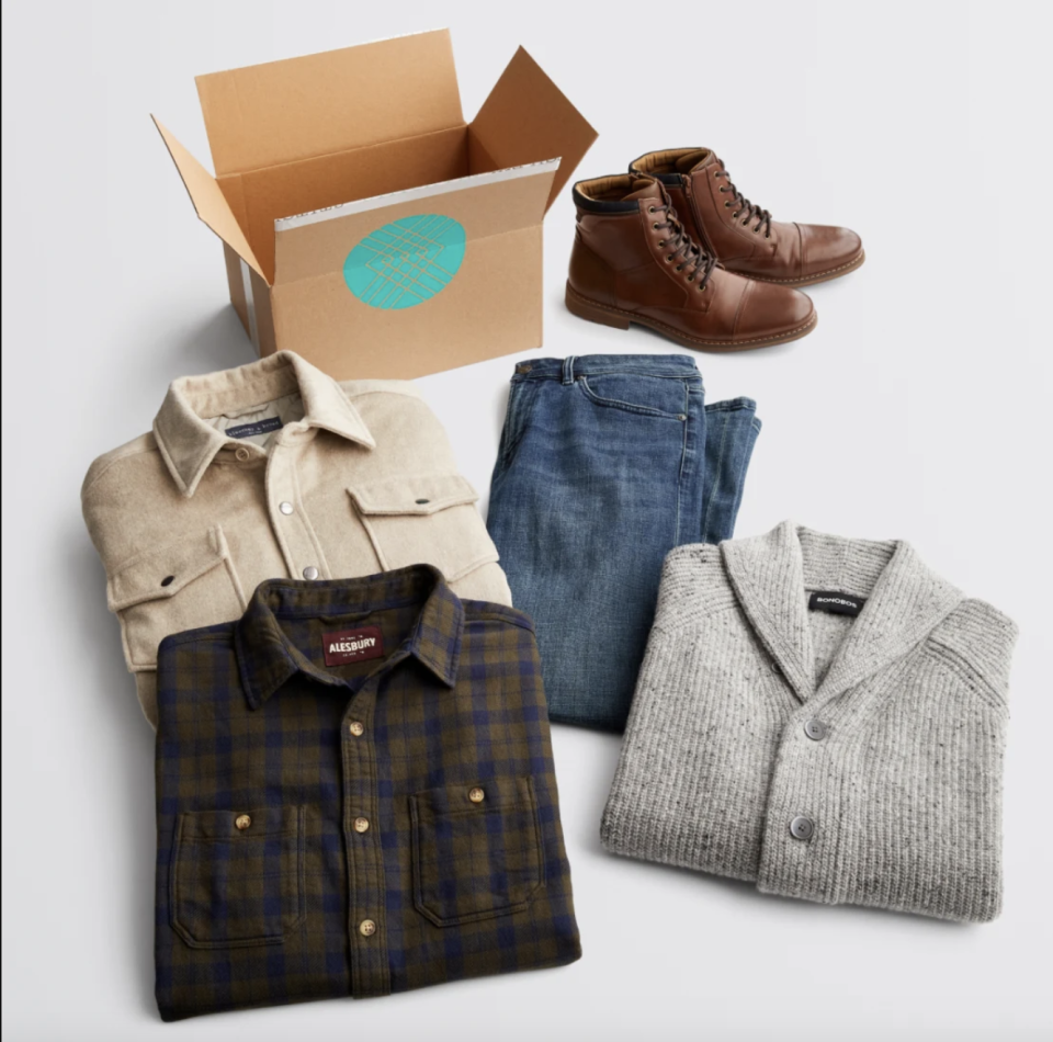 <p><a href="https://go.redirectingat.com?id=74968X1596630&url=https%3A%2F%2Fwww.stitchfix.com%2Fmen&sref=https%3A%2F%2Fwww.esquire.com%2Fstyle%2Fmens-fashion%2Fg45564020%2Fclothing-subscription-boxes-for-men%2F" rel="nofollow noopener" target="_blank" data-ylk="slk:Shop Now;elm:context_link;itc:0;sec:content-canvas" class="link ">Shop Now</a></p><p>Stitch Fix</p>