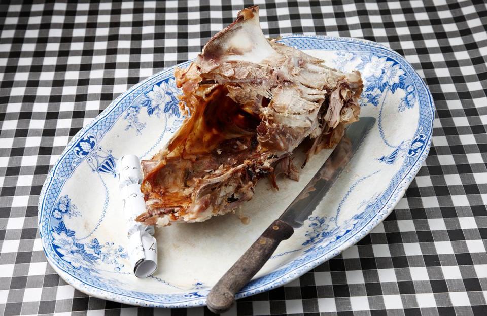 <p>Don’t pitch those turkey bones. Carcasses are an integral ingredient in making <a href="https://www.thedailymeal.com/principles-making-stock?referrer=yahoo&category=beauty_food&include_utm=1&utm_medium=referral&utm_source=yahoo&utm_campaign=feed" rel="nofollow noopener" target="_blank" data-ylk="slk:a delicious homemade stock;elm:context_link;itc:0;sec:content-canvas" class="link ">a delicious homemade stock</a>.</p>