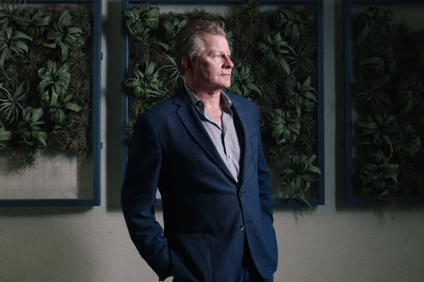 Los Angeles, CA - December 07: David Magee who wrote the screenplay for the Tom Hanks film, "A Man Called Otto," poses for a portrait at the Sony Pictures Studio Lot on Wednesday, Dec. 7, 2022 in Los Angeles, CA. (Dania Maxwell / Los Angeles Times)