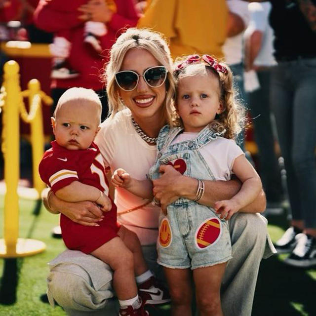 Patrick Mahomes' son Bronze already has matching gameday outfits with  sister Sterling