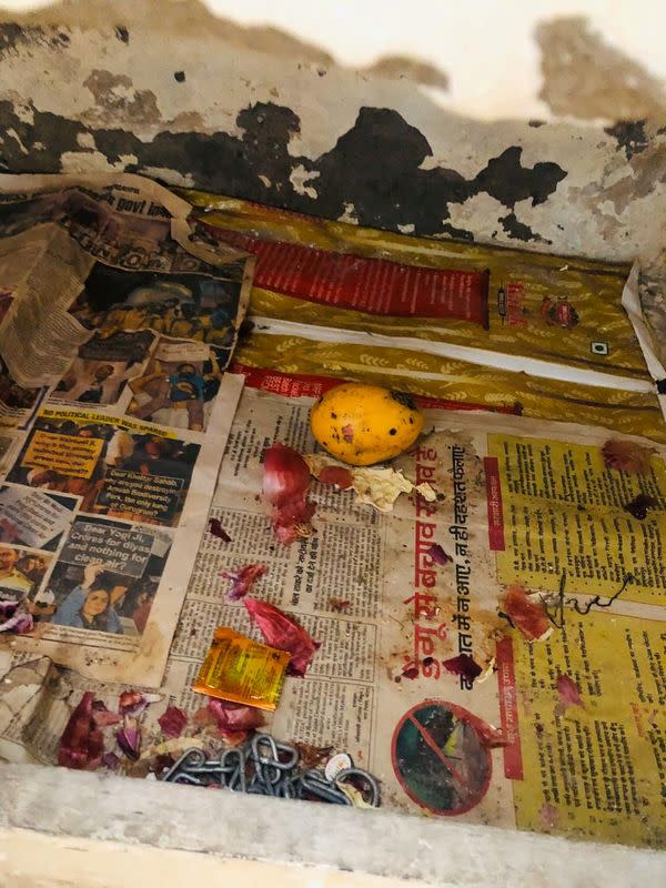 An inside of coronavirus quarantine is pictured at Police training school Dwarka, following an outbreak of coronavirus disease (COVID-19) in New Dehli