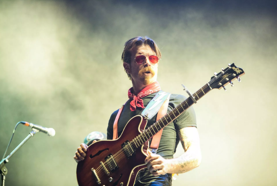 Eagles of Death Metal's Jesse Hughes, aka Boots Electric, photo by Philip Cosores