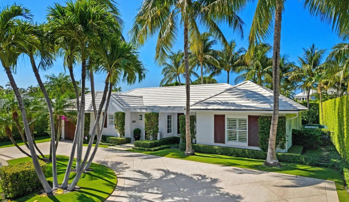 A three-bedroom house at 209 Bermuda Road on a Palm Beach cul-de-sac near the ocean has changed hands for a recorded $9.2 million.