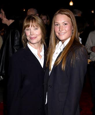 Sissy Spacek and daughter Schuyler Fisk at the Hollywood premiere of Paramount's Orange County