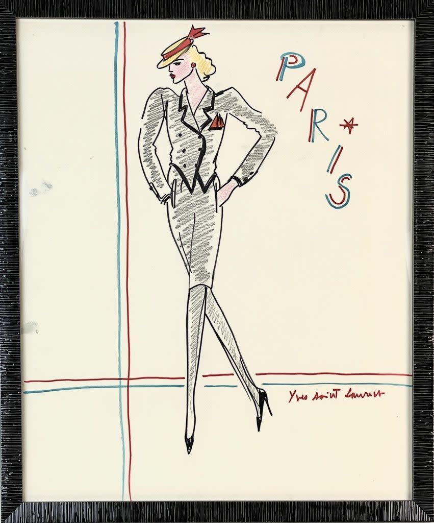 ysl drawings