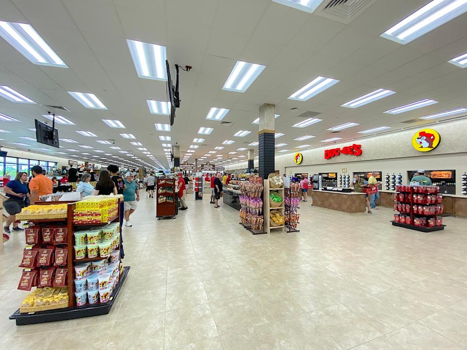 Inside a Florida Buc-ee's store.
